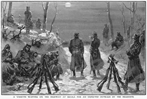Sentries: Romanian peasants revolt