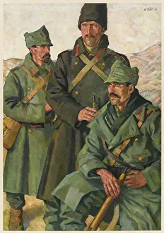 Deutschlands: Three Romanian soldiers, WW1