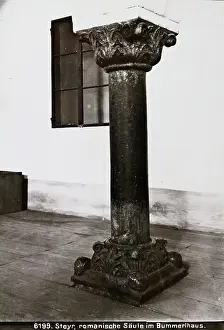 Steyr: Romanic column in Steyr