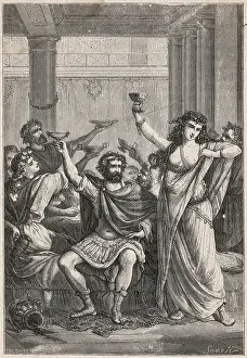 Banquets: ROMANS DRINK AT BANQUET