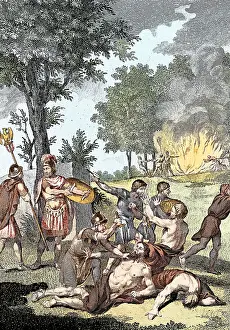 1781: Romans Massacring Druids, 60 AD