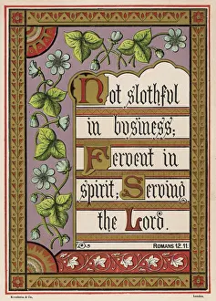Fervent: ROMANS XII: 11