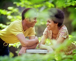 Romantic African American Couple