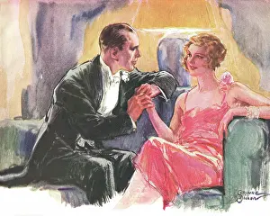 Delineator: Romantic Couple