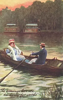 Publisher: Romantic Couple Boating