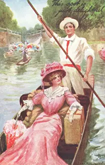 Publisher: Romantic Couple Boating