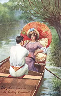 Publisher: Romantic Couple Boating