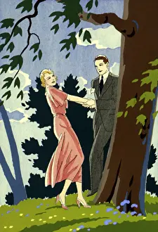 Wrists: Romantic Couple by a Tree