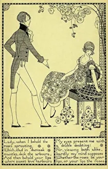 Arbour: Romantic Regency couple