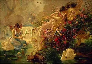 Fantastical: Romantic scene with roses