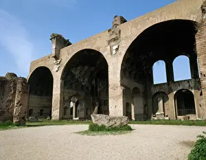 Vaults: Rome - Basilica of Maxentius and Constantine. Roman Forum