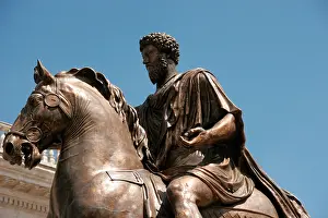 Tribes: Rome. Equestian Statue of Emperor Marcus Aurelius. Piazza Ca