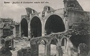 Maxentius: Rome, Italy - Basilca of Constantine
