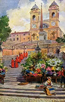 Monti: Rome, Italy - The Spanish Steps