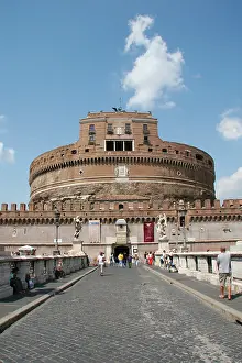 Funerary: Rome. Mausoleum of Hadrian, usually known as the Castle Sant