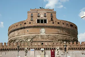 Funerary: Rome. Mausoleum of Hadrian, usually known as the Castle Sant