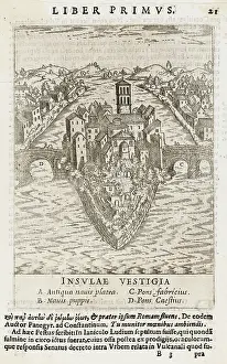 Tiber: Rome - Tiber Island - 1665