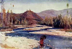 Bundle: Romena Castle as seen from The River Arno
