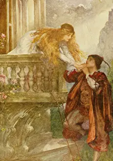 Verona: Romeo and Juliet in the balcony scene
