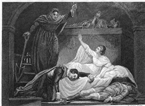Crypt: Romeo, Juliet and Paris in the tomb
