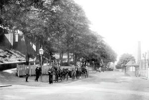 Romford: Romford, entrance to Great Eastern Station 1908