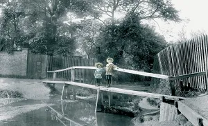 Stickleback: Romford, the River Rom at Stickleback Lane 1908