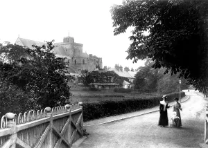 Romsey: Romsey, Abbey Walk 1904