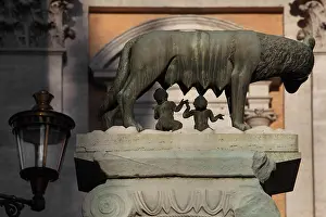 Patina: Romulus and Remus, Rome, Italy