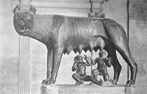 Suckled: Romulus - Remus Statue