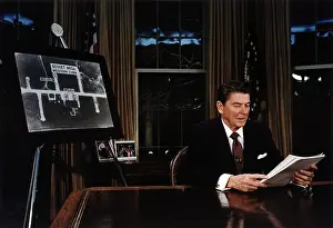 Hcdarna: Ronald Reagan. President Reagan Addressing the