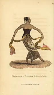 Shoberl: Ronggeng dancing girl of Java, Indonesia