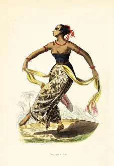 Javan: Ronggeng or rongging, dancing girl of Java, Indonesia