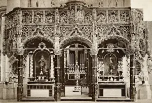 Rood: Rood screen, Church of St Gommaire, Lierre (Lier), Belgium