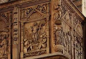 Rood: Rood screen, Collegiale de l'Assomption, Villemaur-sur-Vanne