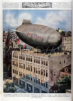 Reputedly: ROOFTOP AIRSHIP LANDING