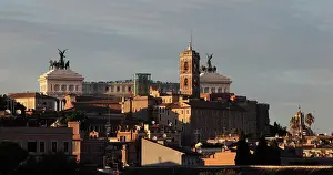 Longhi: Rooftop view at sunset, Rome, Italy