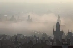 Strana: Rooftops of Prague, Czech Republic