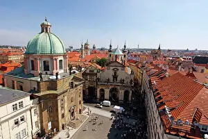 Assisi: Rooftops of the Prague skyline