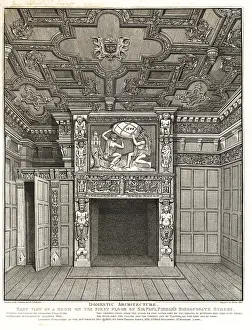 Cornices: Room on the first floor of Sir Paul Pindar's