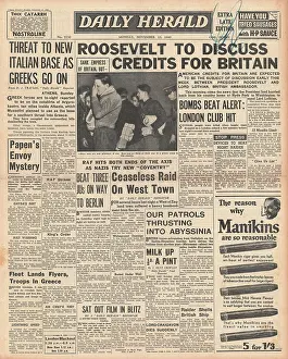 Credits: Roosevelt to discuss credits for Britain