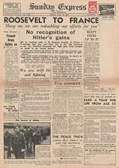 Pledges: Roosevelt pledges to send arms to the Allies