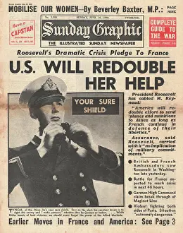 Pledges: Roosevelt pledges to send arms to the Allies