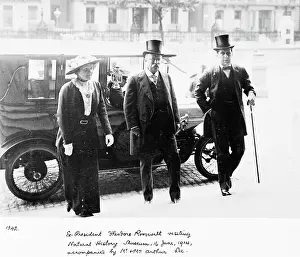 Trustee: Roosevelt visiting the Natural History Museum, London, June