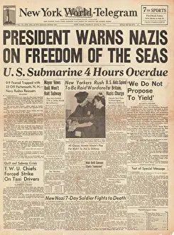 Convoys: Roosevelt warns Germany on Freedom of the Seas