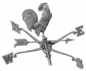 Atop: Rooster Weathervane