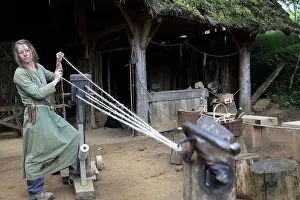 Novo: Ropemaker, Chateau de Guedelon, Treigny, Burgundy, France