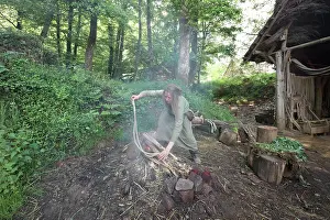 Novo: Ropemaker, Chateau de Guedelon, Treigny, Burgundy, France