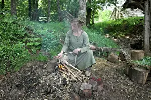 Novo: Ropemaker, Chateau de Guedelon, Treigny, Burgundy, France