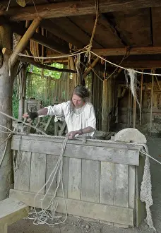 Novo: Ropemaker, Chateau de Guedelon, Treigny, Burgundy, France