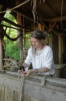 Novo: Ropemaker, Chateau de Guedelon, Treigny, Burgundy, France